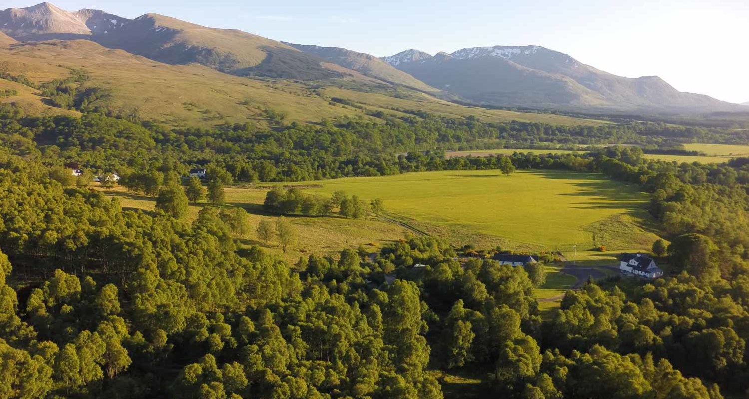 View of the mouintains from Aachaderry