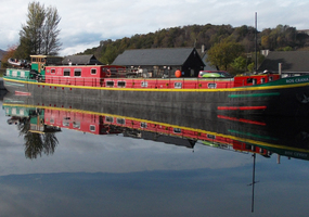 During the winter until the middle of March our comfortable holiday barges are parked near Fort William by the longest canal locking system in the ...
