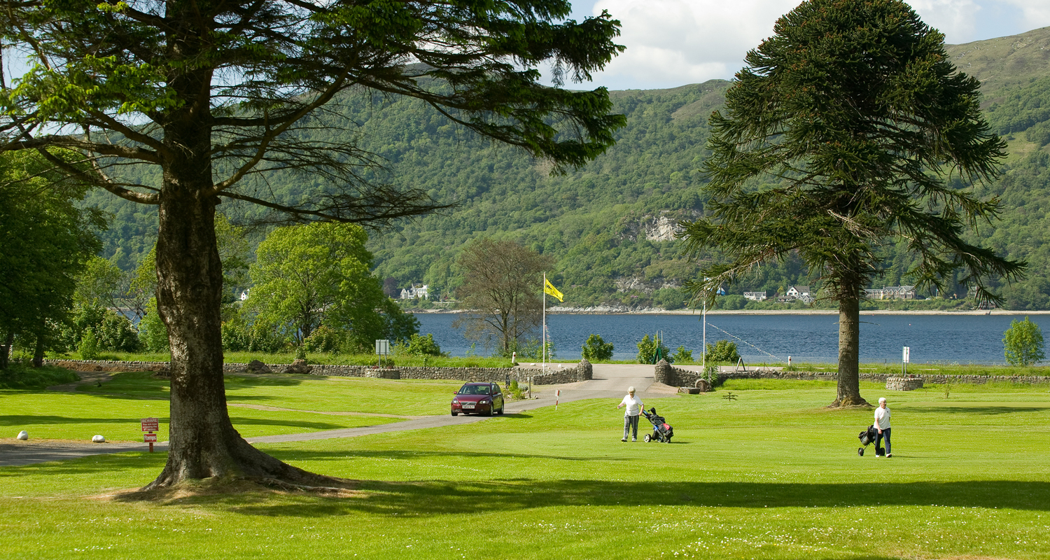 Golfing at one of four local courses
