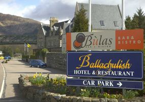 The Ballachulish Hotel enjoys a wonderful location looking out to the west by the site of the old ferry crossing on Loch Leven... We are 10 miles s...
