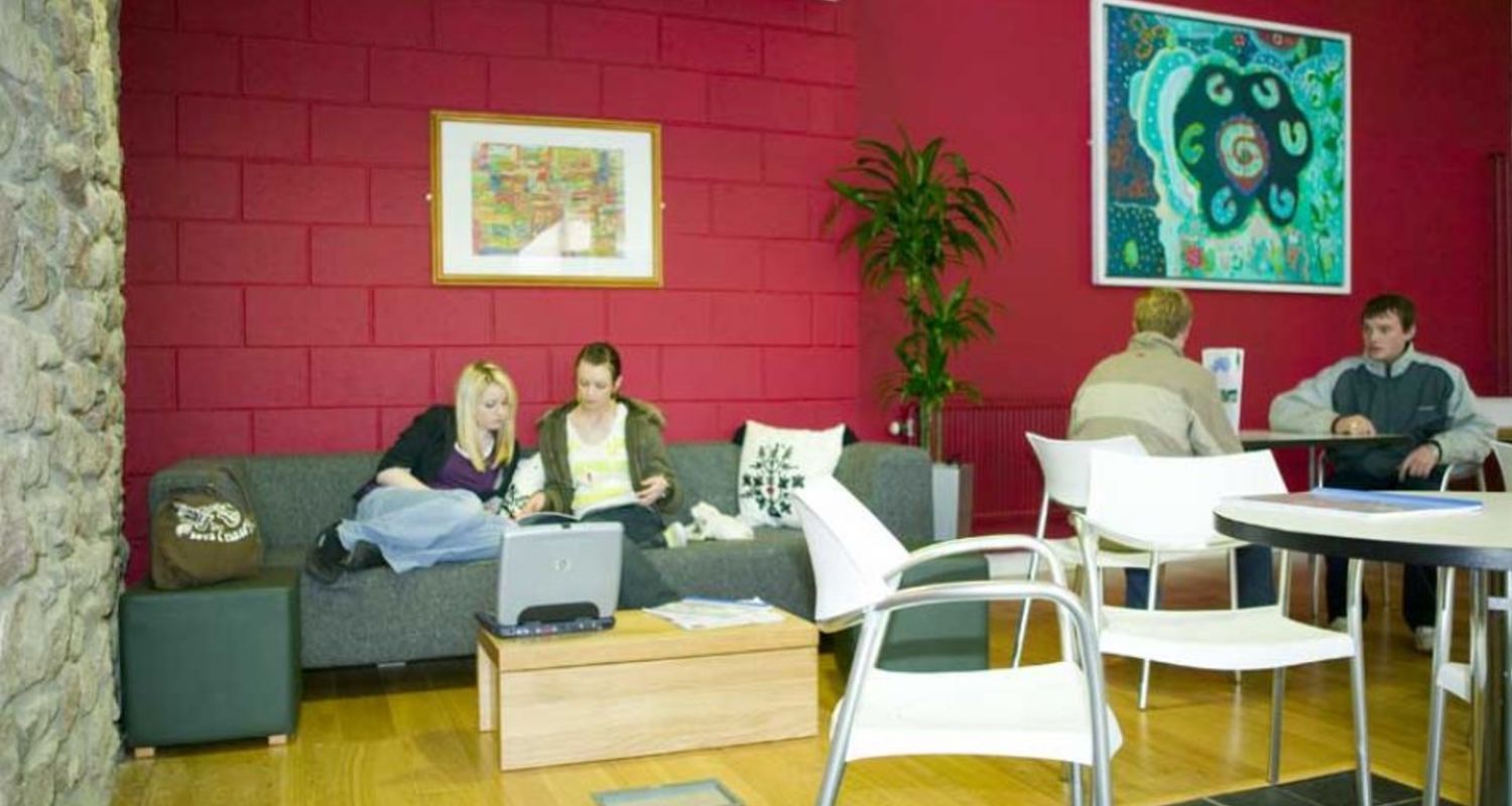 Students relaxing
