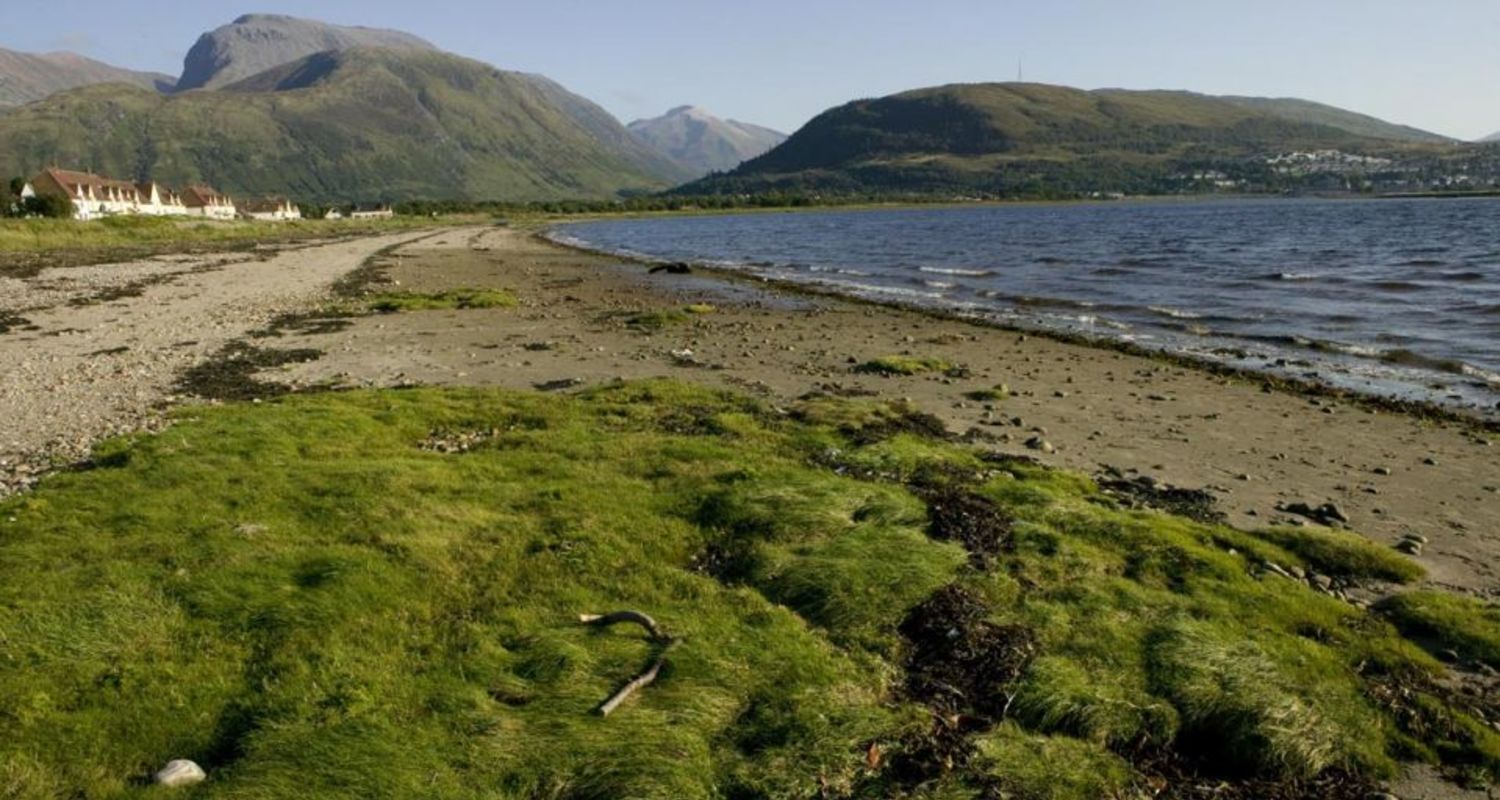 Caol Beach and Ben Nevis