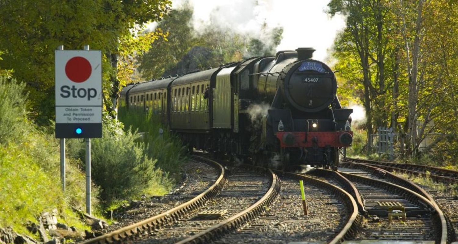 The Jacobite at Glenfinnan