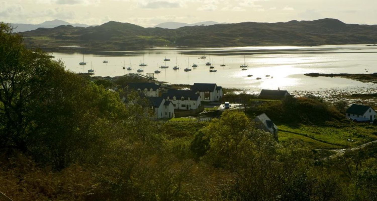 Arisaig Village from the A830