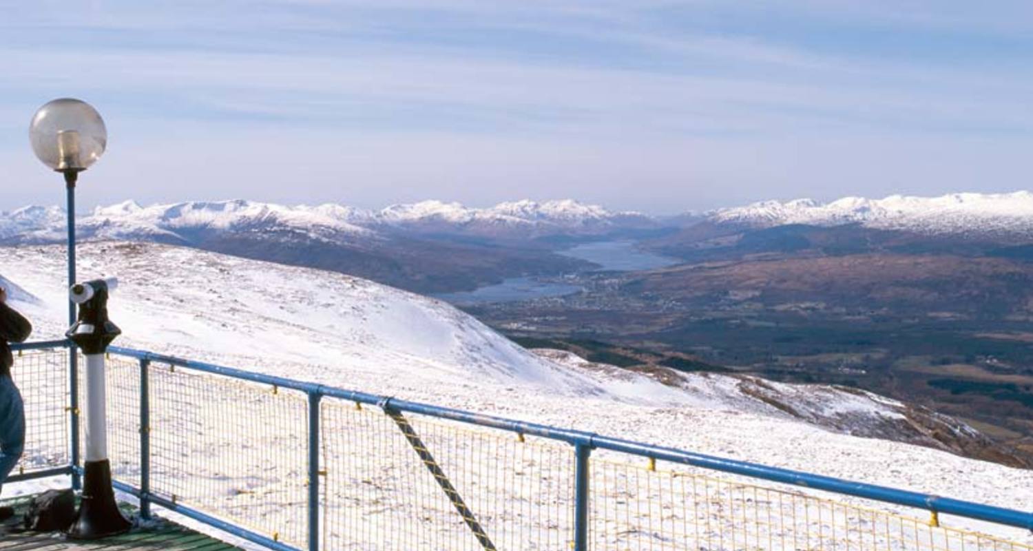 A winter panoramic view