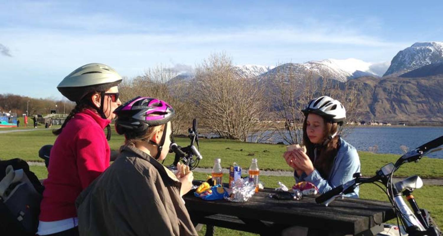 A picnic by the Caledonian Canal