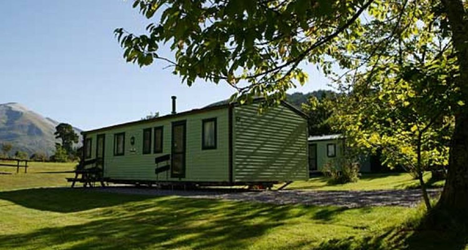 A modern holiday caravan