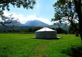 Great Glen Yurts is an eco yurt camp in a woodland riverside setting at the foot of Ben Nevis. Our hand painted authentic Mongolian yurts are set o...